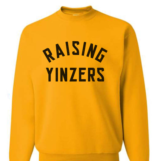 RAISING YINZERS®  GOLD + BLACK PULLOVER