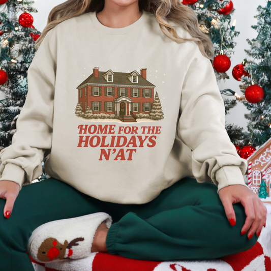 HOME FOR THE HOLIDAYS N'AT ADULT pullover