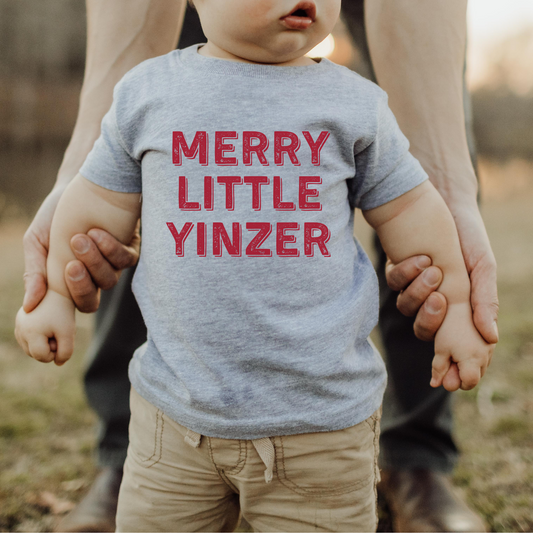 MERRY LITTLE YINZER KID tee